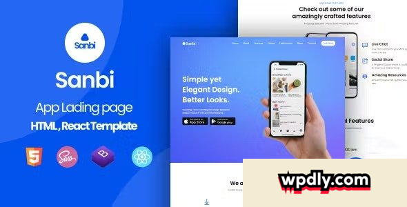 sanbi-v10---app-landing-page-wordpress-theme