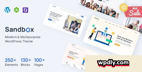 Sandbox v1.1.16 – Modern & Multipurpose WordPress Theme
