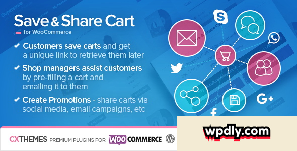 Save & Share Cart for WooCommerce v2.16