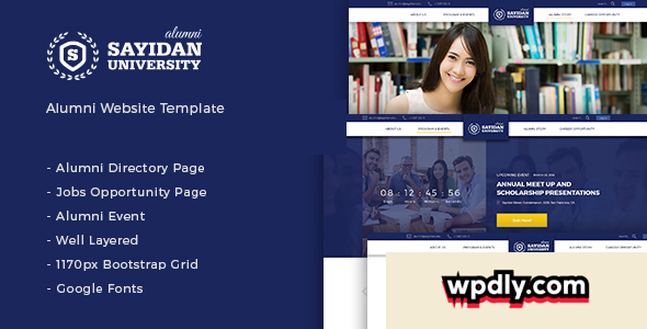 sayidan-v165---university-alumni-wp-theme
