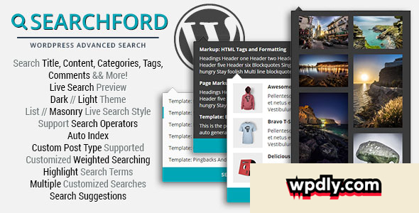 Searchford v1.0.16 – WordPress Advanced Search