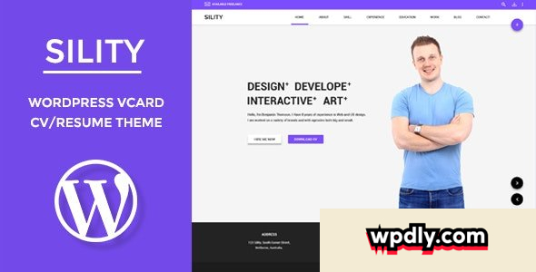 sility-v172---vcard-cv-amp-resume-wordpress-theme