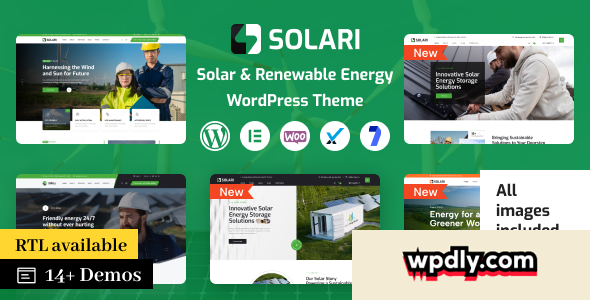 Solari v1.1.7 – Ecology & Solar Energy WordPress Theme