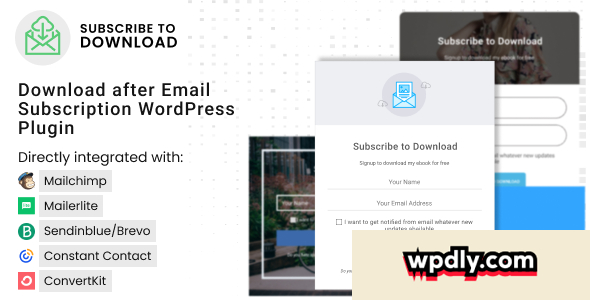 Subscribe to Download v2.0.9 – Download after Email Subscription WordPress Plugin
