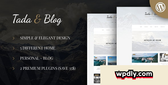 tada-amp-blog-v13---personal-wordpress-template