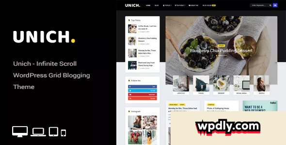 unich-v12---infinite-scroll-blogging-food-recipes
