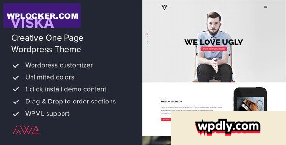 viska-v191---creative-one-page-wordpress-theme