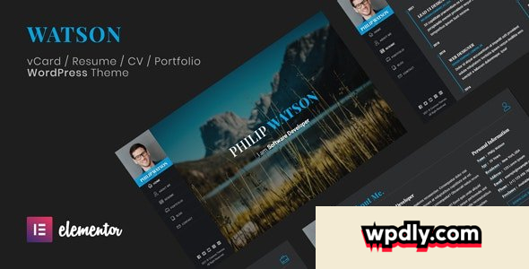 watson-v250---resume-wordpress-theme