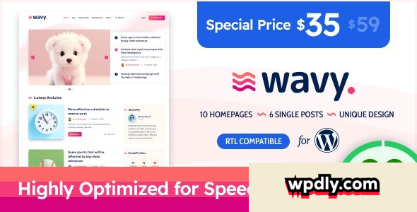 wavy-v180---modern-amp-lightweight-blog-for-wordpress