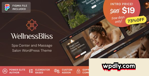 Wellness Bliss v1.0.1 – Massage Salon & Spa WordPress Theme