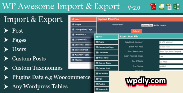 wordpress-awesome-import-amp-export-plugin-v321