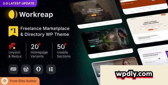 Workreap v3.3.1 – Freelance Marketplace WordPress Theme