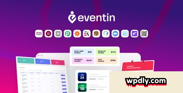 WP Eventin v4.0.23 – Events Manager & Tickets Selling Plugin for WooCommerce