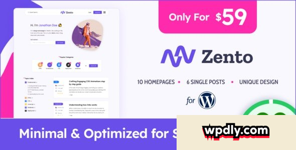 zento-v145---modern-amp-lightweight-blog-for-wordpress