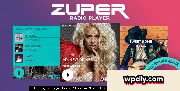 zuper-v10---shoutcast-and-icecast-radio-player-with-history---elementor-widget-addon